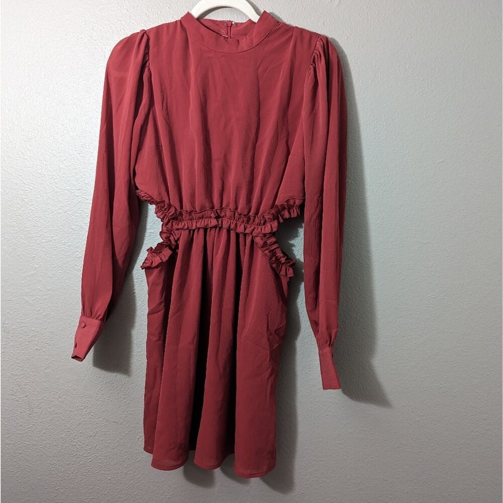 Lulu's mock neck aline dress